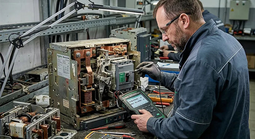 ремонт автоматического выключателя Schneider Electric
