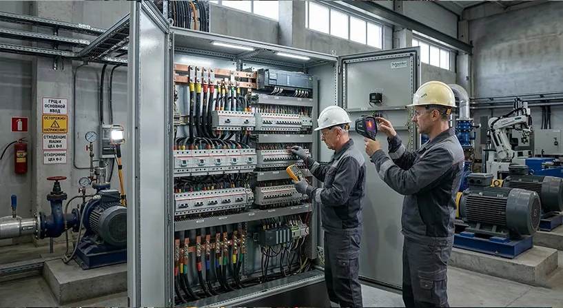 диагностика электрощитового оборудования Schneider Electric