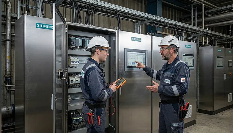 диагностика электрощитового оборудования Siemens