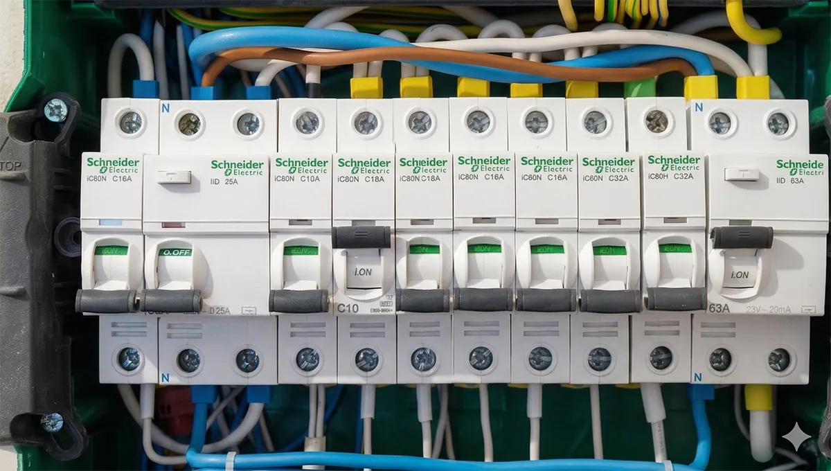 ремонт автоматического выключателя Schneider Electric